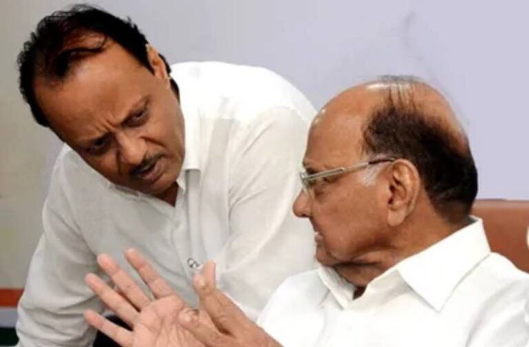 Ajit Pawar and Sharad Pawar