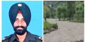 उफनाती नदी में बहे 2 सेना के जवान, गश्त के दौरान तेज बहाव की चपेट में आए कुलदीप सिंह Jammu Kashmir news