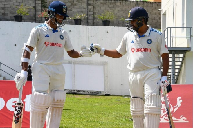 Rohit Sharma and Yashasvi Jaiswal