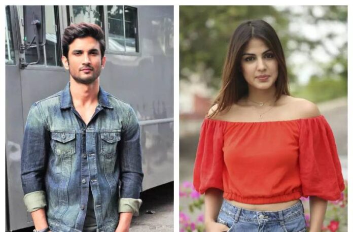 sushant singh and rhea chakraborty