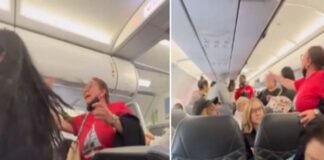 चलती फ्लाइट में महिला ने नीचे खिसका दी पैंट, बोली- ‘यहीं पर कर दूंगी…., मचा बवाल