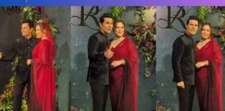 मैरुन साड़ी, सिर पर पल्ला पति रणदीप हुड्डा का हाथ थामें नजर आई लिन, वेडिंग रिसेप्शन की खूबसूरत तस्वीरें आई सामने Randeep-Lin Pics