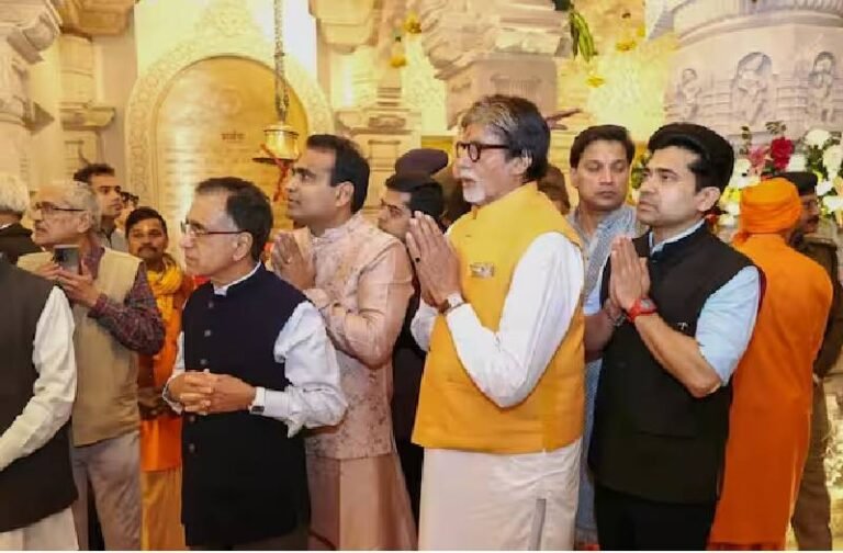 प्राण प्रतिष्ठा के बाद फिर अयोध्या पहुंचे Amitabh Bachchan, राम लला के किए दर्शन, सामने आई तस्वीर