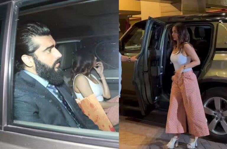 देर रात मलाइका अरोड़ा को घर छोड़ने पहुंचे अर्जुन कपूर, कैमरे से बचती नजर आई एक्ट्रेस