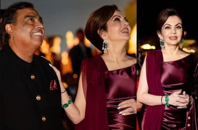 कॉकटेल पार्टी में पर्पल गाउन पहन Nita Ambani ने लूट ली महफिल, खूबसूरती में होने वाली बहू को भी किया फेल