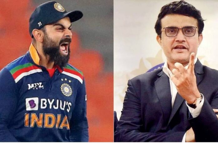 virat kohli sourav ganguly