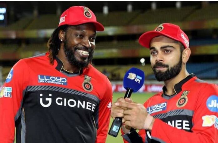 Chris Gayle, Virat Kohli