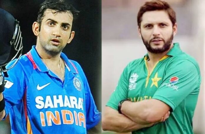 Shahid Afridi on Gautam Gambhir