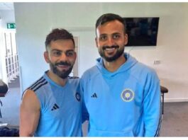 akash deep and virat kohli