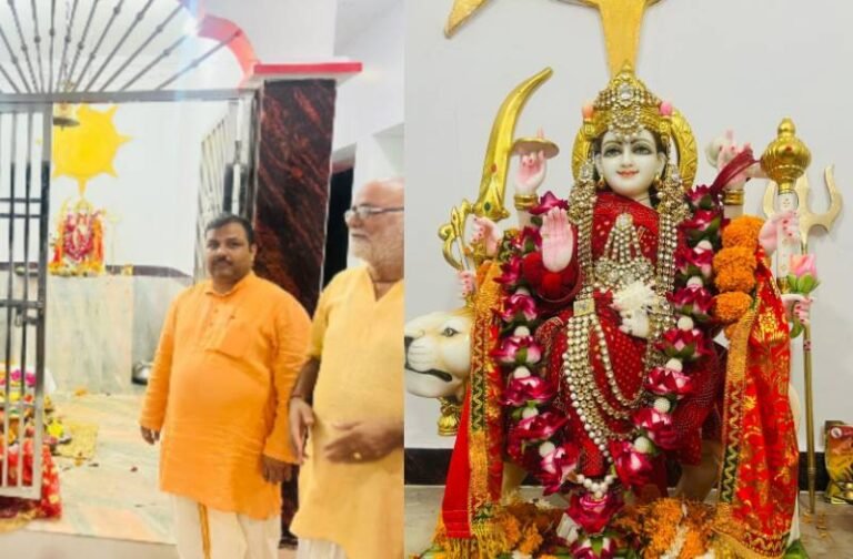 Basti: धूमधाम से बौडिहारनाथ धाम में विराजमान हुई मां दुर्गा, विधि विधान से किया गया पूजन