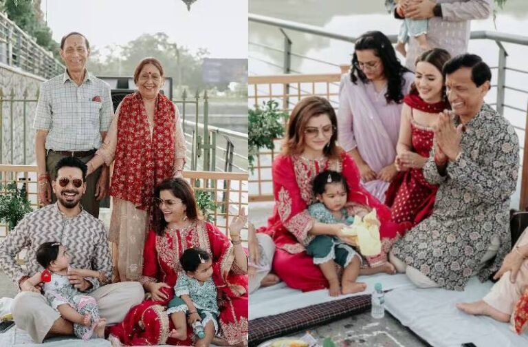 10 महीने बाद रुबीना दिलैक ने कराया जुड़वा बेटियों का मुंडन, शेयर की तस्वीरें