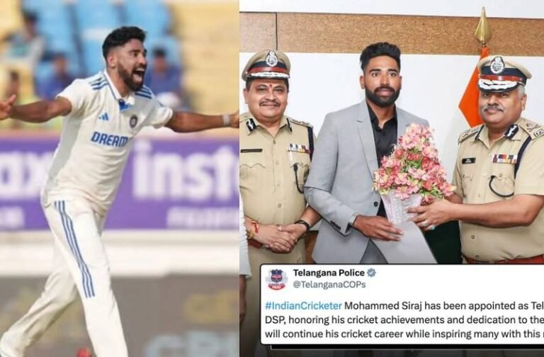पुलिस की वर्दी में दिखेंगे मोहम्मद सिराज, तमिलनाडु में बनाए गए DSP