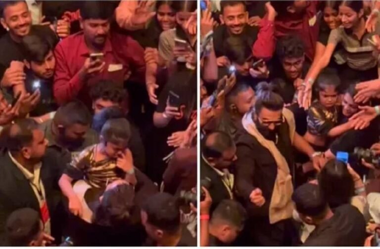 भीड़ में फंसी बच्ची को निकालते नजर आए रणवीर सिंह, वीडियो देख फैंस बोले-‘पापा बनने का असर है…’