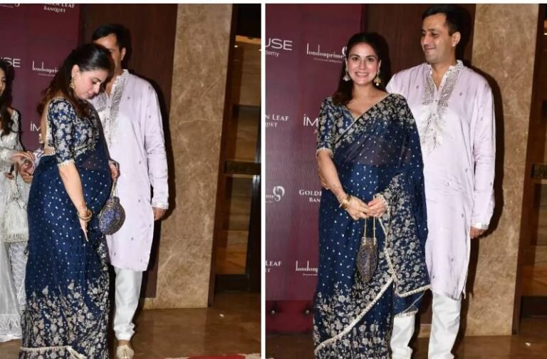 हेवी प्रेग्नेंट होने के बाद भी दिवाली पार्टी में शामिल हुई श्रद्धा आर्या, संभल -संभलकर चलती दिखी एक्ट्रेस