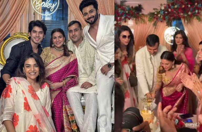 ‘पिंक साड़ी,हाथों में चूड़ियां…’, प्रेग्नेंट श्रद्धा आर्या की हुई गोद भराई, पति के साथ ‘प्रीता’ ने काटा केक