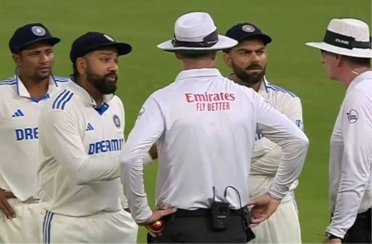मैदान पर अंपायर से हो गई रोहित- विराट की तीखी बहस, इस वजह से भारतीय कप्तान को आया गुस्सा, देखें Video