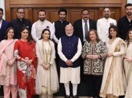 Kapoor Family With PM Modi