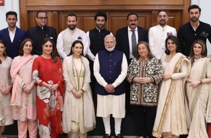 Kapoor Family With PM Modi