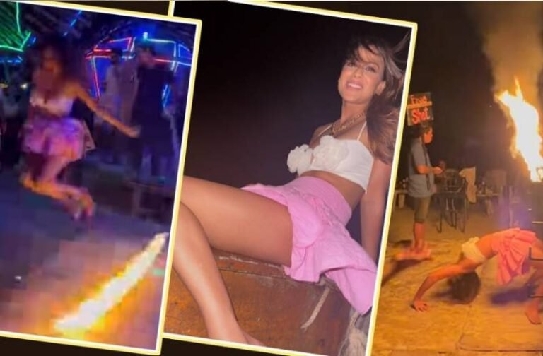 थाईलैंड में आग से करतब करती दिखी Nia Sharma, स्टंट देख हैरान हुए लोग, वीडियो वायरल