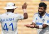 akash deep and bumrah