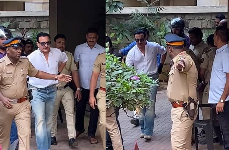 व्हाइट शर्ट,काला चश्मा, 6 दिन बाद अस्पताल से डिस्चार्ज हुए सैफ अली खान, सामने आई पहली झलक