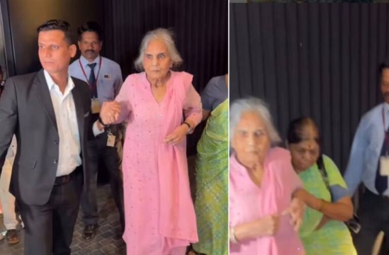 चलते हुए अचानक लड़खड़ाई Salman Khan की मां, 83 साल की उम्र में गिरते हुए ऐसे बची सलमा खान