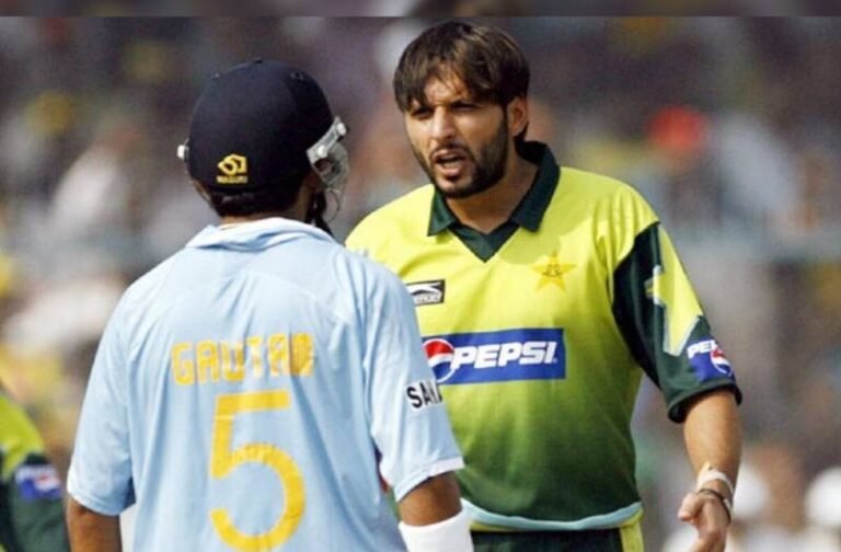जब मैदान पर आपस में भिड़ गए थे अफरीदी और गंभीर, जमकर हुआ था विवाद, हाथापाई पर उतरे थे भारत-पाक के खिलाड़ी