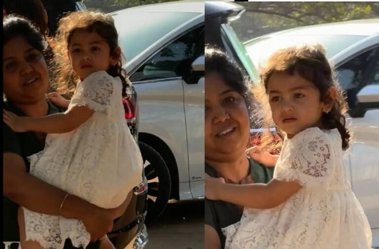 दादा रणधीर कपूर का जन्मदिन मनाने पहुंची रणबीर कपूर की बेटी राहा, व्हाइट फ्रॉक में क्यूट लगी आलिया की लाडो