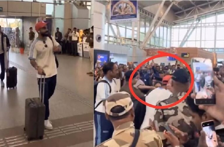Video: एयरपोर्ट पर भीड़ में जाकर कोहली ने महिला को लगाया गले, देखते रह गए फैंस