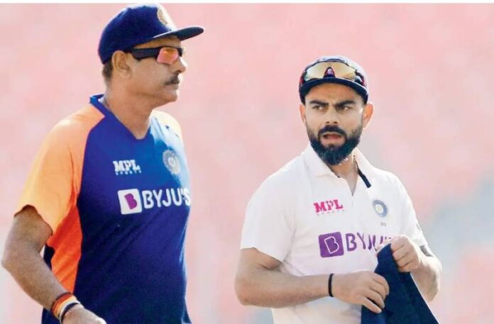 virat kohli and ravi shastri