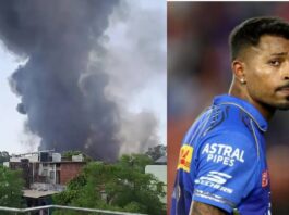 Hardik Pandya on plane crash