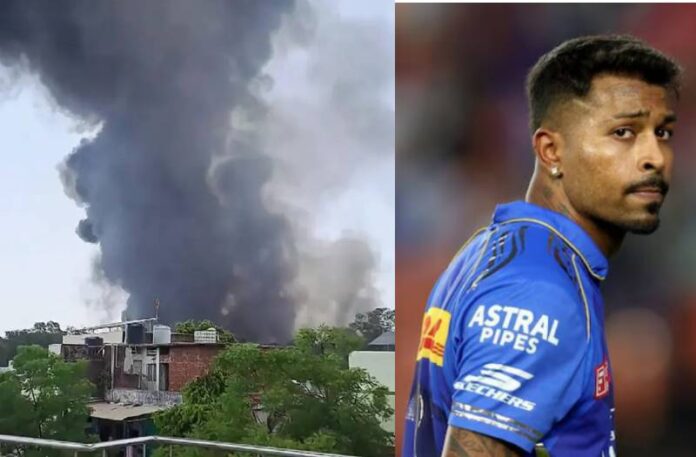 Hardik Pandya on plane crash