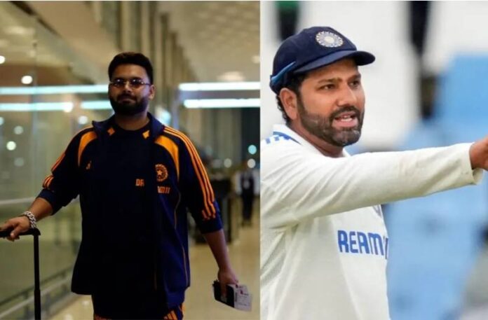 Rishabh Pant and Rohit Sharma