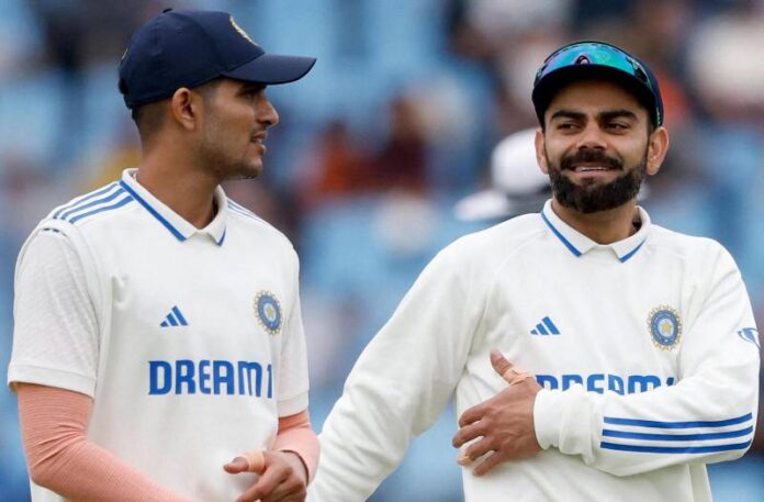 Virat Kohli and Shubman Gill test