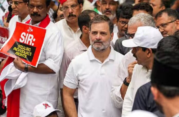 Protest against SIR