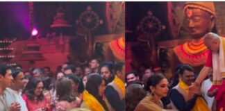 गणपति बप्पा के दरबार में दीपिका-रणवीर की एंट्री, ब्राउन ट्विनिंग लुक से मचा सोशल मीडिया पर तहलका Ranveer Singh