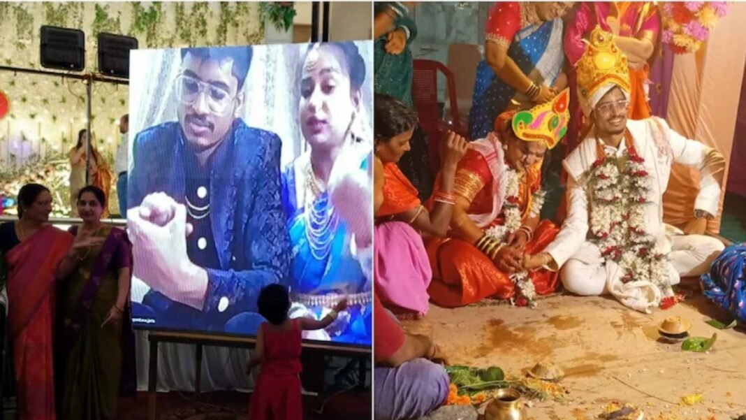 इंडिगो की फ्लाइट लेट होने से अपनी ही रिसेप्शन पार्टी में नहीं पहुंच पाए दूल्हा-दुल्हन, कपल ऑनलाइन ने अटेंड की पार्टी