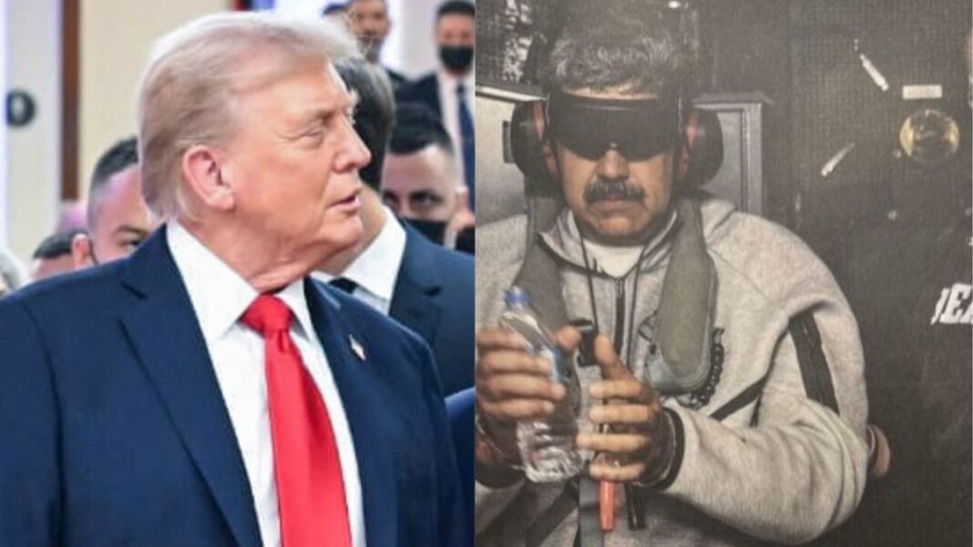 वेनेजुएला में तख्तापलट की तस्वीरें! अमेरिकी सैन्य विमान से न्यूयॉर्क लाए गए राष्ट्रपति मादुरो, रातों-रात बदली सत्ता की कहानी