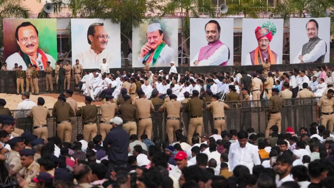 तिरंगे में लिपटा पार्थिव शरीर, बेटे ने दी मुखाग्नि… पंचतत्व में विलीन हुए अजित पवार