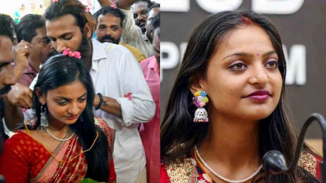 कुंभ से वायरल ‘मोनालिसा’ ने रचाई फरमान से शादी, ससुर का अल्टीमेटम-“घर में कदम रखा तो…” मोनालिसा