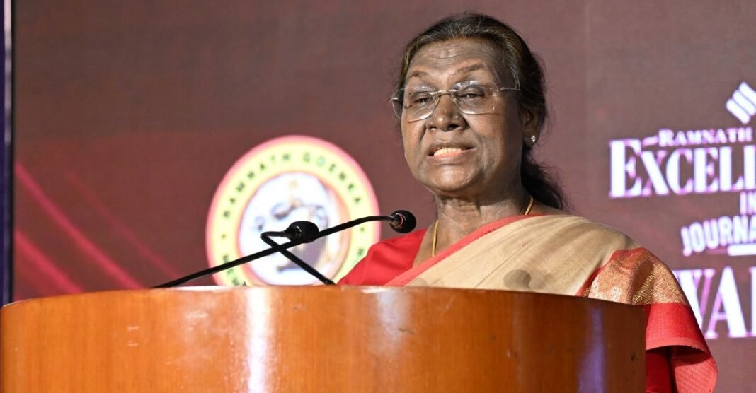 भारत की राष्ट्रपति द्रौपदी मुर्मू
