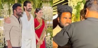 रश्मिका-विजय के रिसेप्शन में हुआ अजीब वाकया! ‘पुष्पा’ स्टार की सिक्योरिटी ने जिसे दिया धक्का, सामने आई उसकी चौंकाने वाली पहचान विजय देवरकोंडा और रश्मिका मंदाना