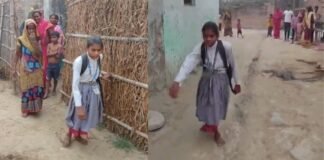 संघर्ष की मिसाल! 2 किलोमीटर पैदल स्कूल जाती रही दिव्यांग बच्ची, वायरल वीडियो के बाद प्रशासन ने किया ये काम Viral Video