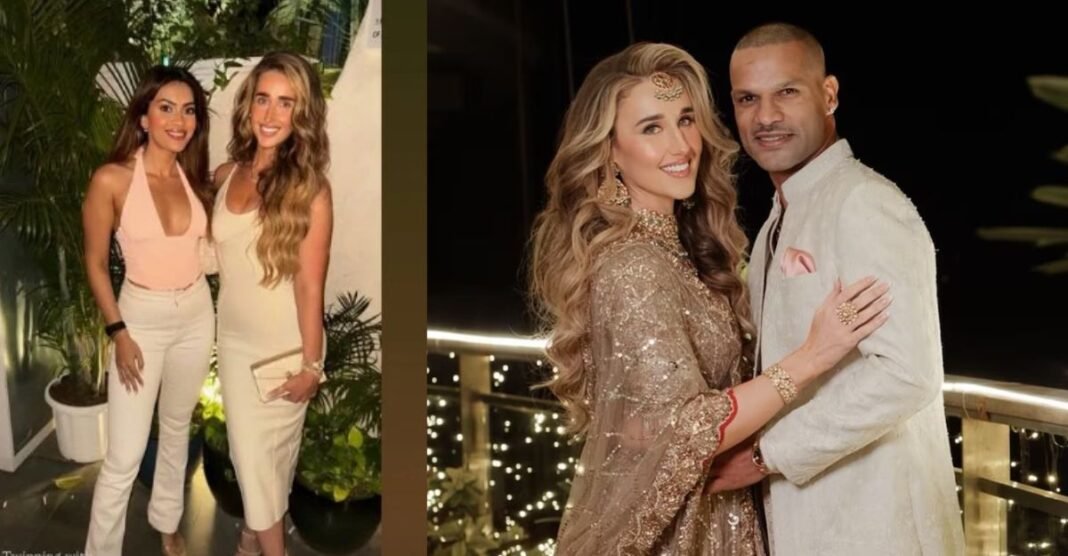 हाथ में 2 लाख का छोटा सा बैग और कातिलाना अंदाज! शिखर धवन की पत्नी सोफी ने डिनर डेट पर ढाया ऐसा कहर, तस्वीरें देख फैंस के उड़े होश! Shikhar Dhawan wife