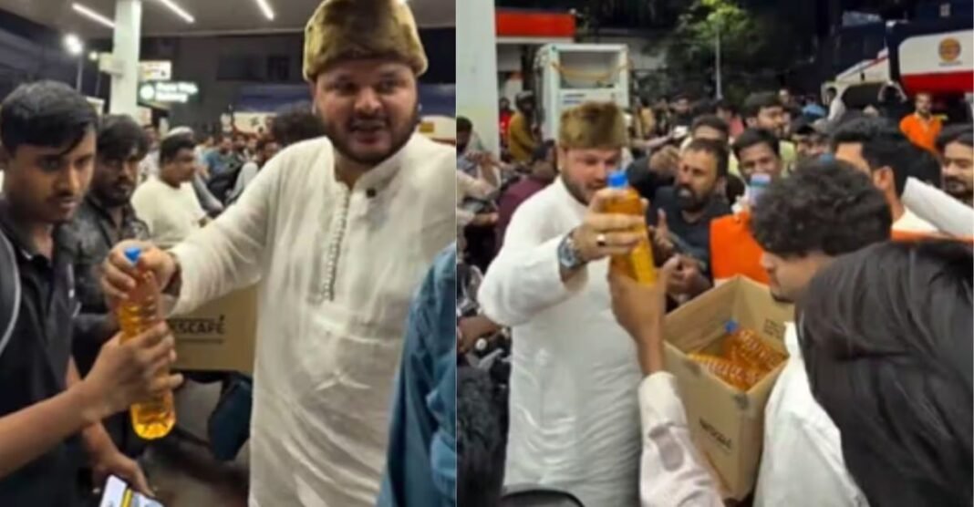 Viral Video: स्विगी-जोमेटो डिलीवरी एजेंट्स के लिए फ्री पेट्रोल! पेट्रोल पंप पर लगी भीड़, जानिए असली वजह Viral Video