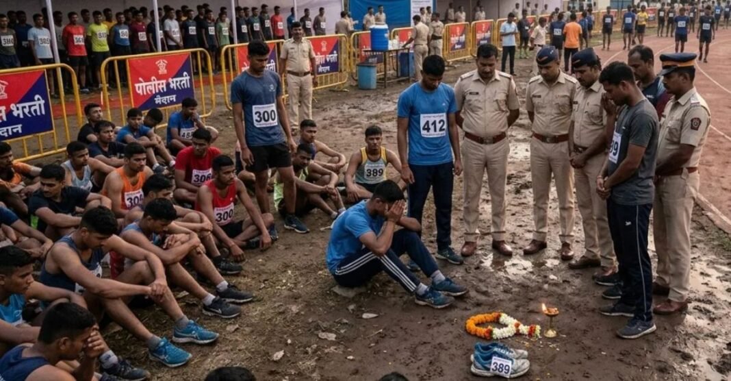 पुलिस भर्ती दौड़ में हुआ दिल दहला देने वाला हादसा! दौड़ते-दौड़ते पड़ा दिल का दौरा, इकलौते बेटे की मौत से टूट गया परिवार पुलिस भर्ती दौड़