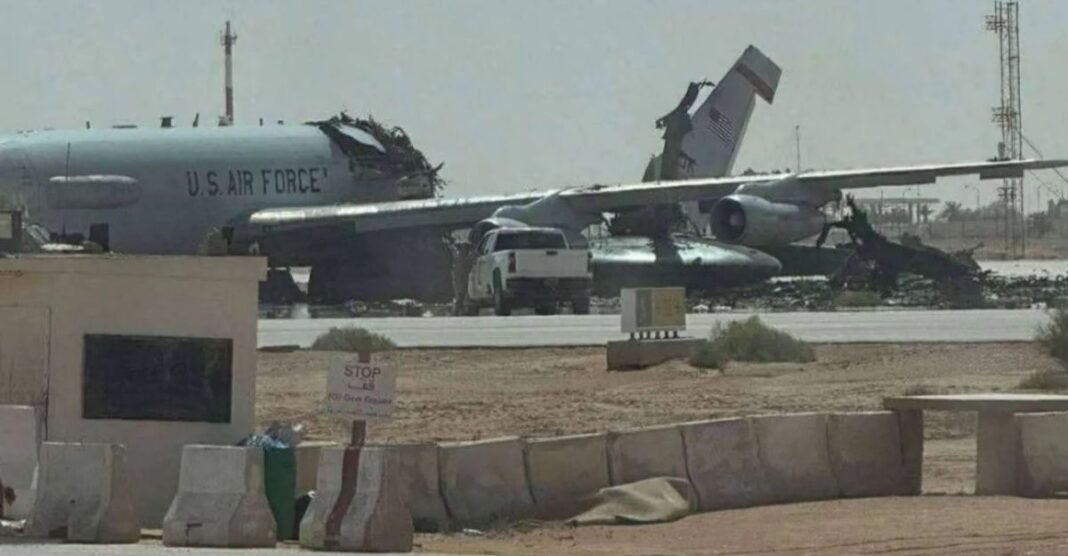 सऊदी एयरबेस पर हमला: ईरानी मिसाइलों ने AWACS Plane को दो टुकड़ों में तोड़ा, पहली तस्वीरें सामने AWACS Plane