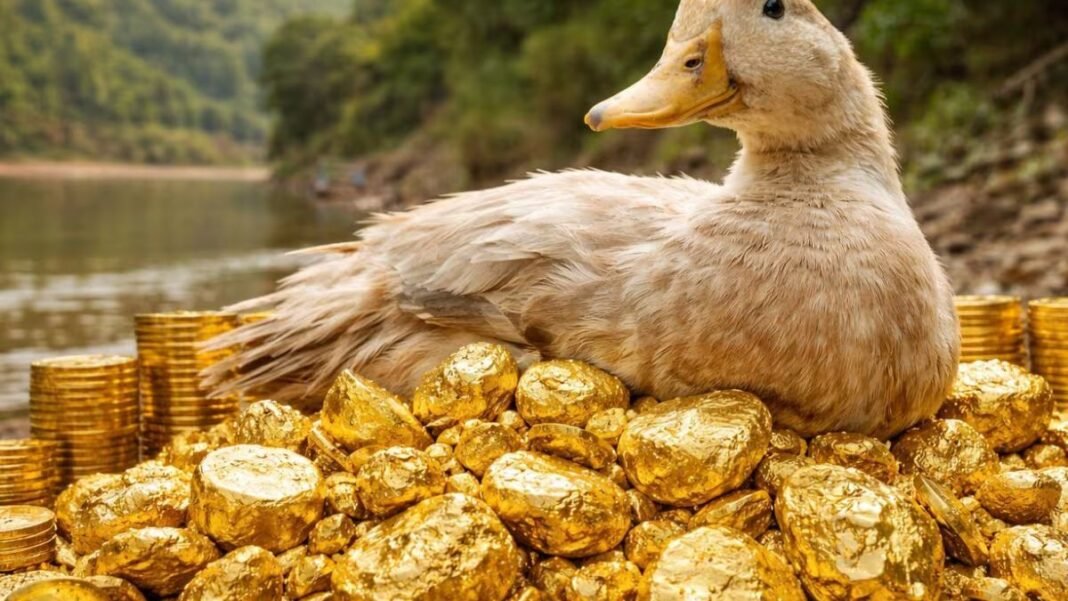 बतख के पेट से निकला असली सोना! किसान को मिले चमचमाते कण, लाखों की कीमत सुनकर उड़ गए होश बतख