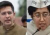 राघव चड्ढा पर अपनी ही पार्टी का वार! आतिशी ने कहा- ‘वह बीजेपी से इतने डरे हुए…’ Raghav Chadha