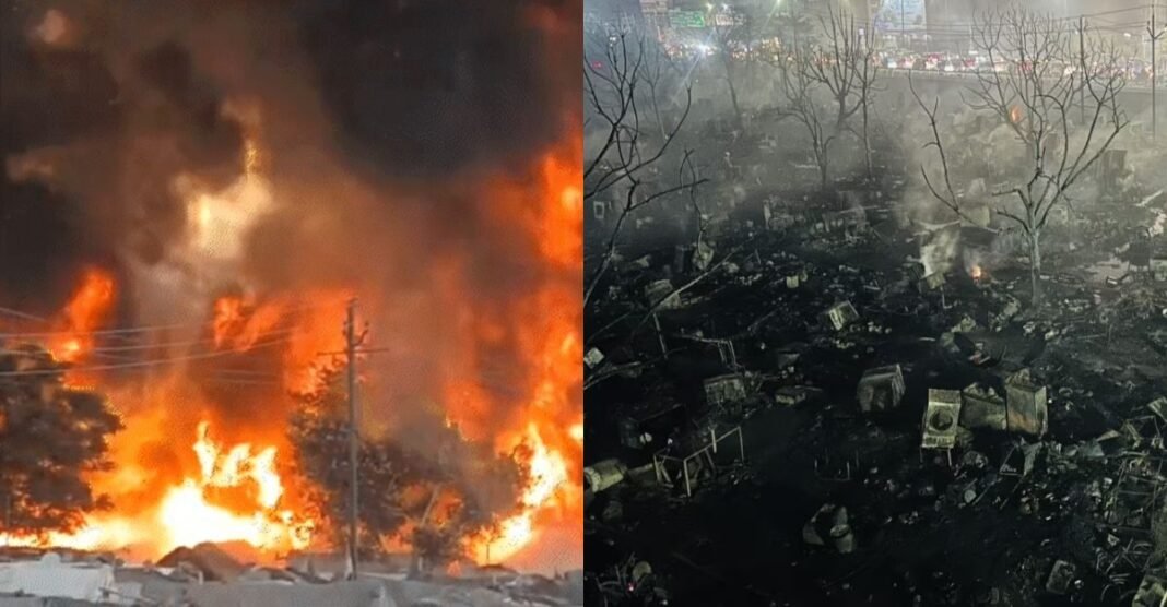 Lucknow Slum Fire Lucknow Slum Fire